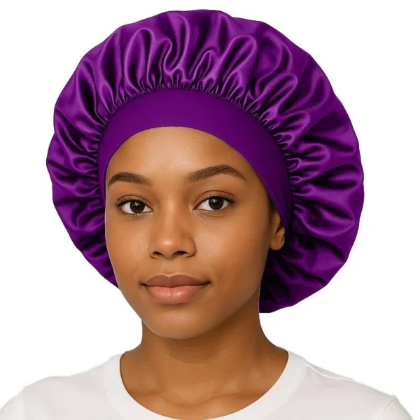 silk bonnet purple