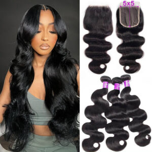 Body wave 5x5 closure
