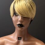 Gold & Black Ombré Wig (Human Hair)