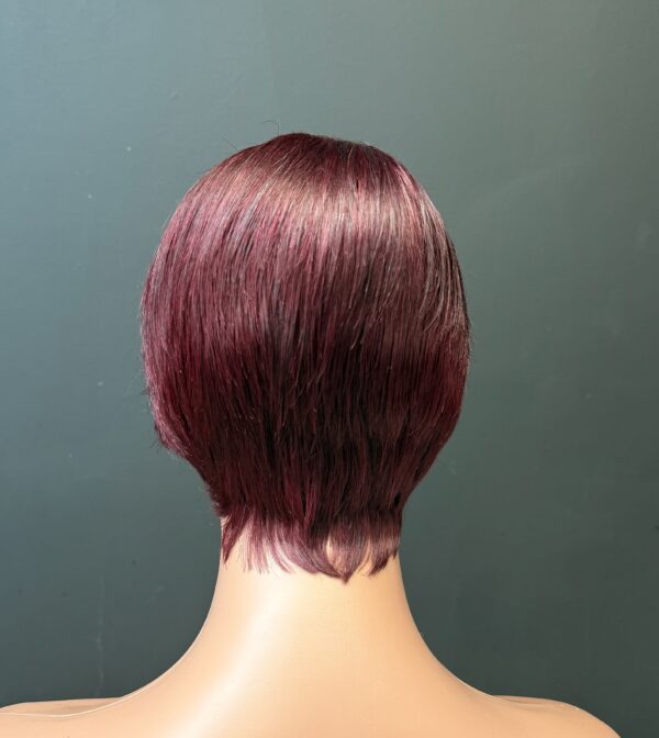 Burgundy Short Wig (Human Hair)