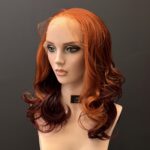 Ginger-Burgundy Ombré Wig (Premium Fibre)