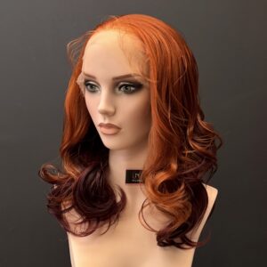 Ginger-Burgundy Ombré Wig (Premium Fibre)