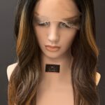 Ombre Brownish-Gold Synthetic Premium Fibre Wig