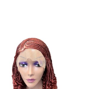 Two Steps Braided Wig Ginger Color